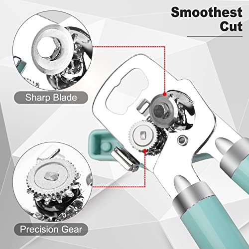 PAKITNER Manual Can Opener with Magnetic Lifter and Bottle Opener
