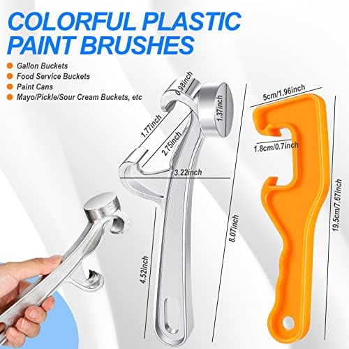 Yetene 1Pcs Aluminum Bucket Lid Opener Set
