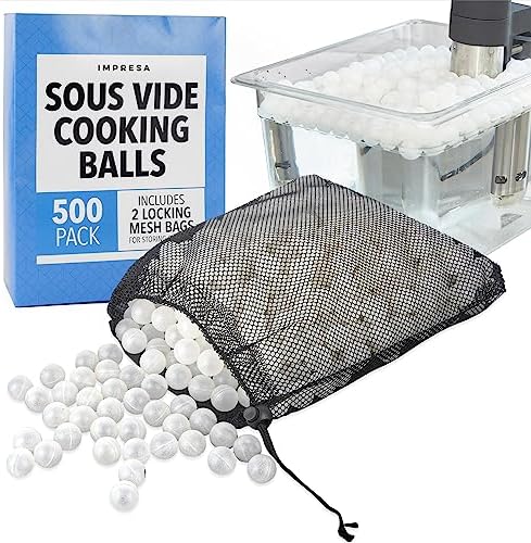 IMPRESA 500 Count Sous Vide Balls for Anova and Inkbird Systems