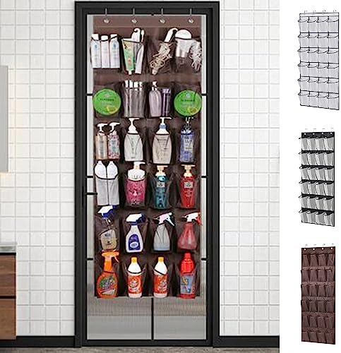 Yiwula Over the Door Organizer 24 Pockets Black
