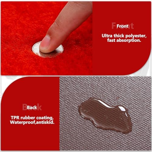 3ft x 10ft Thick Red Carpet Runner for Events