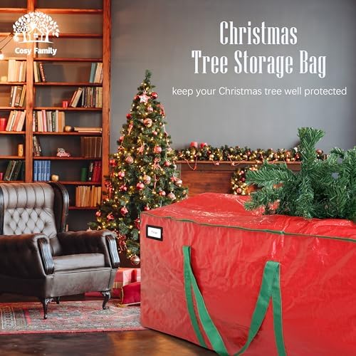 Cosy Family 75 ft Artificial Christmas Tree Storage Bag - Red