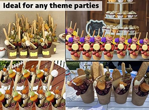 CAMKYDE 100 Pcs French Fries Cups for Parties and Events