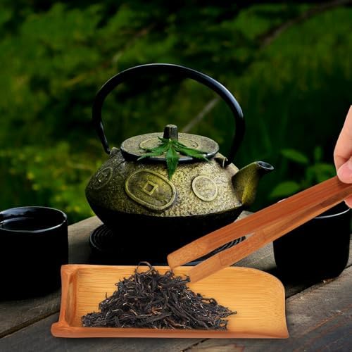 3pcs Bamboo Tea Scoop Set for Home and Office