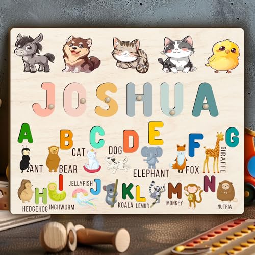 Personalized Wooden Name Puzzle for Toddlers