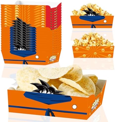 Dragon Themed 24pcs Disposable Paper Food Trays for Kids Party