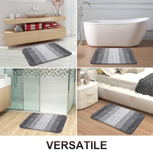 OLANLY 30x20 Plush Microfiber Bath Mat