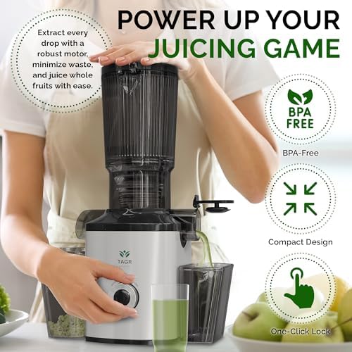 Tagr Vitality Slow Masticating Cold Press Juicer