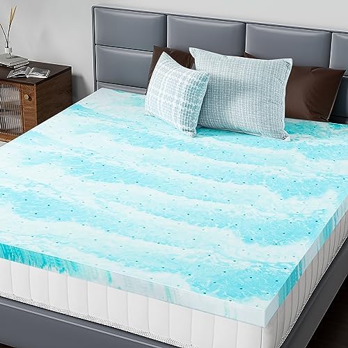DUMOS Memory Foam Mattress Topper Queen