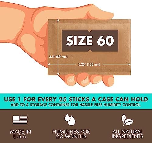 Boveda 72 Humidity Control Packs 4 Pack for Wood Humidifier Boxes