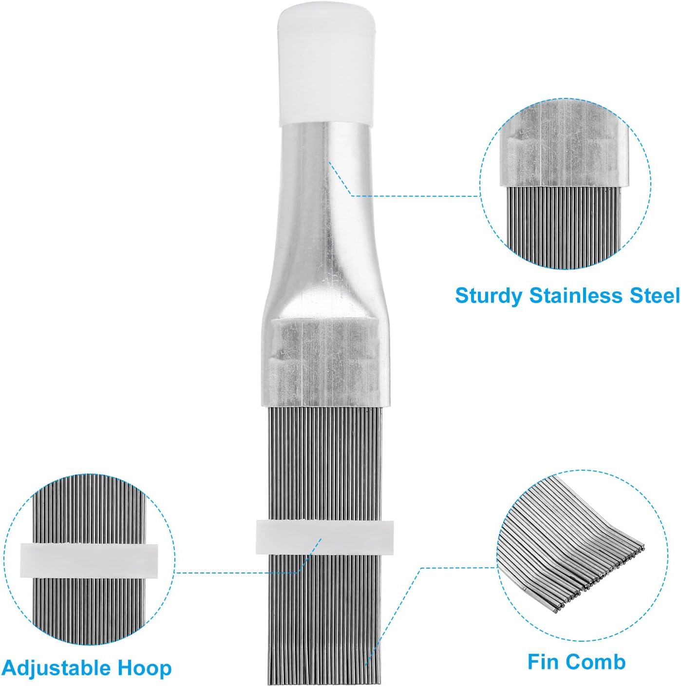 PATIKIL AC Fin Comb 4 Pack Stainless Steel Straightener
