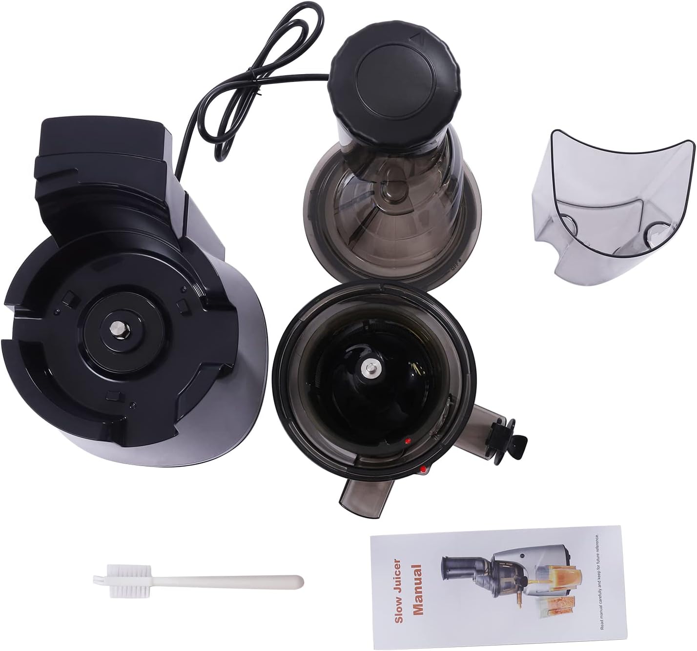 High Power Masticating Juicer with Large Feed Chute