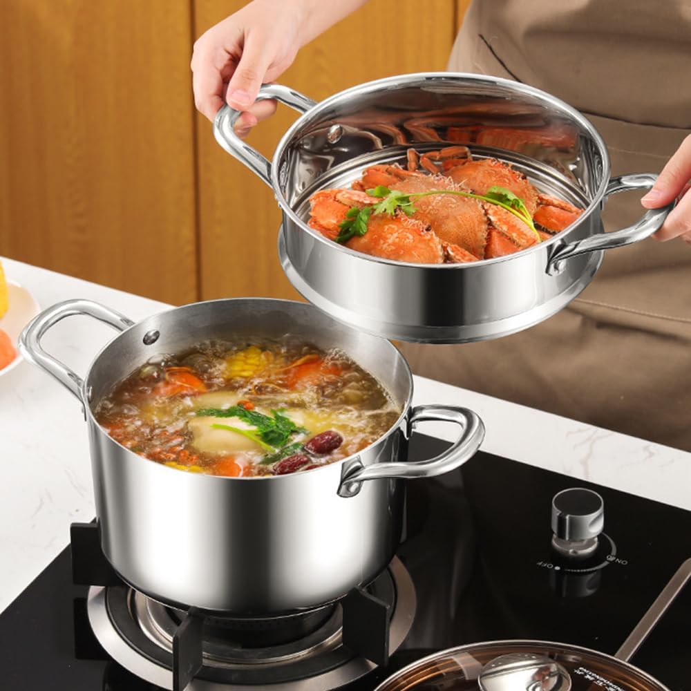 6 Quart Stockpot with Tempered Glass Lid