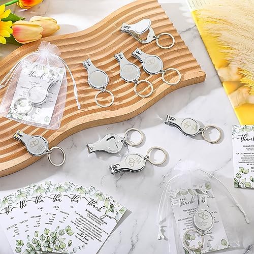 Fulmoon Wedding Multi-Functional Bottle Opener Set 50 Pieces