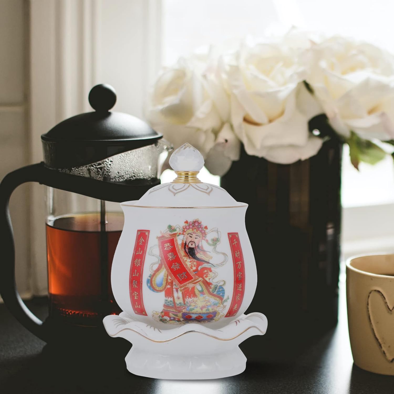 Vosarea Buddhist Water Offering Bowl Ceramic Cup
