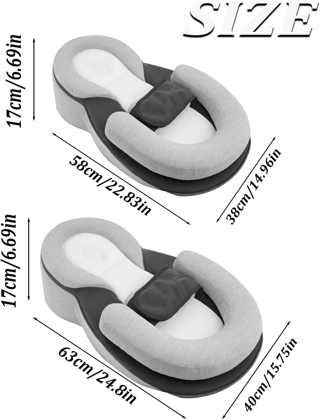 Restnest Baby Bed for Acid Reflux with Strap
