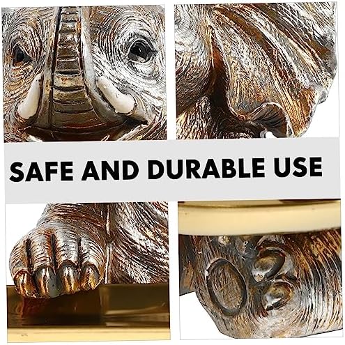 RORPOIR 1 Set Resin Elephant Cupcake Stand Decor