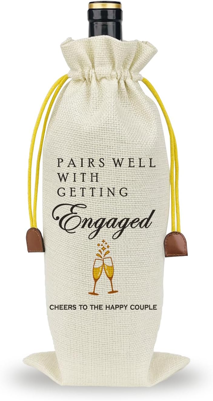 Raisingwell Wedding Wine Bag for New Couples