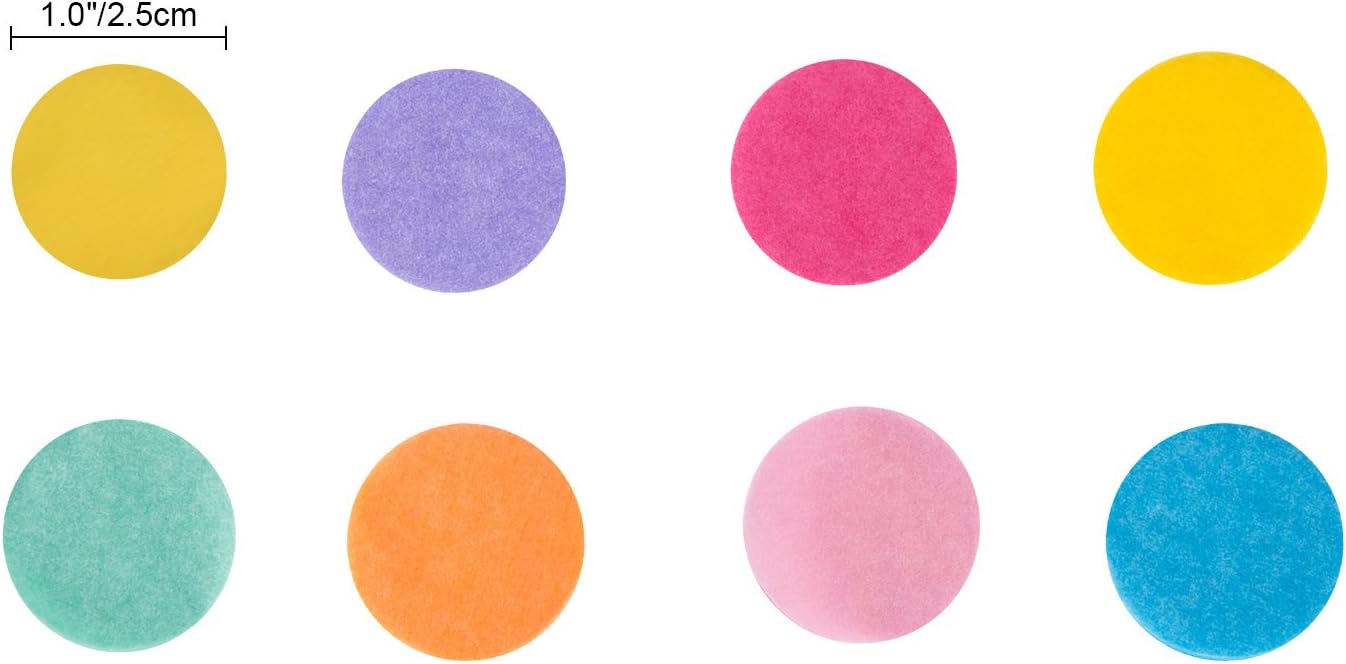 Outus 1 Inch Multicolor Round Confetti 35oz