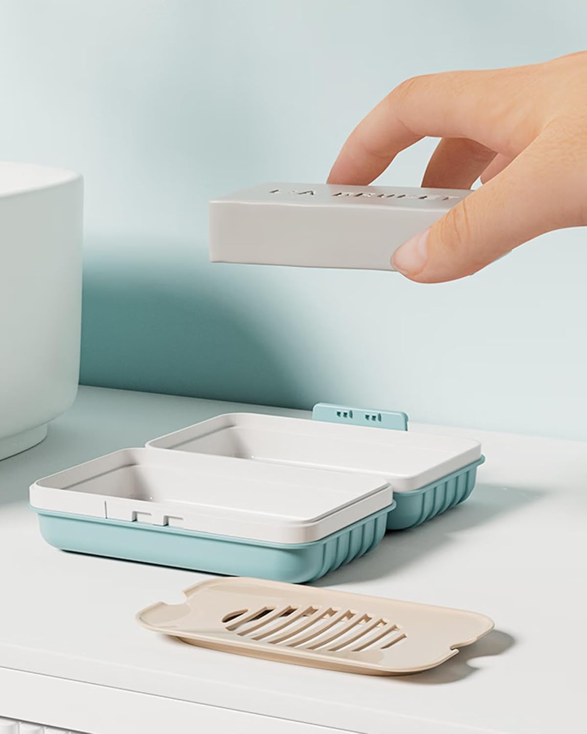 Travel Soap Holder with Lid - Leakproof Drainage