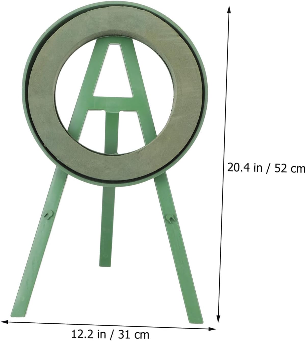 Fresh Flower Wreath Stand for Funeral Adjustable Tripod Display Rack