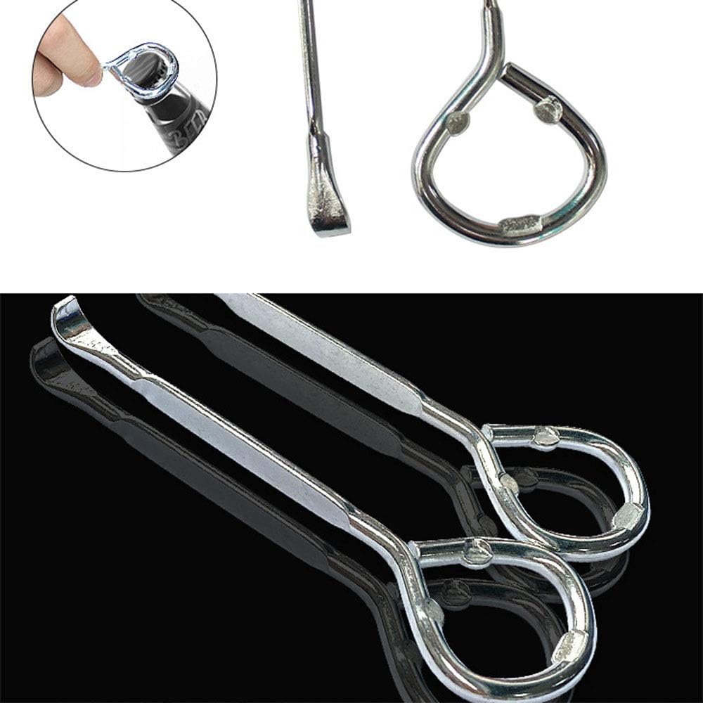 RLECS 2pcs Stainless Steel Can Opener with Bottle and Paint Bucket Opener