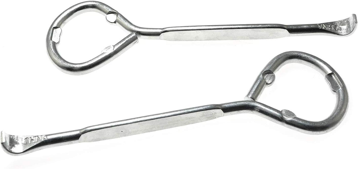 RLECS 2pcs Stainless Steel Can Opener with Bottle and Paint Bucket Opener