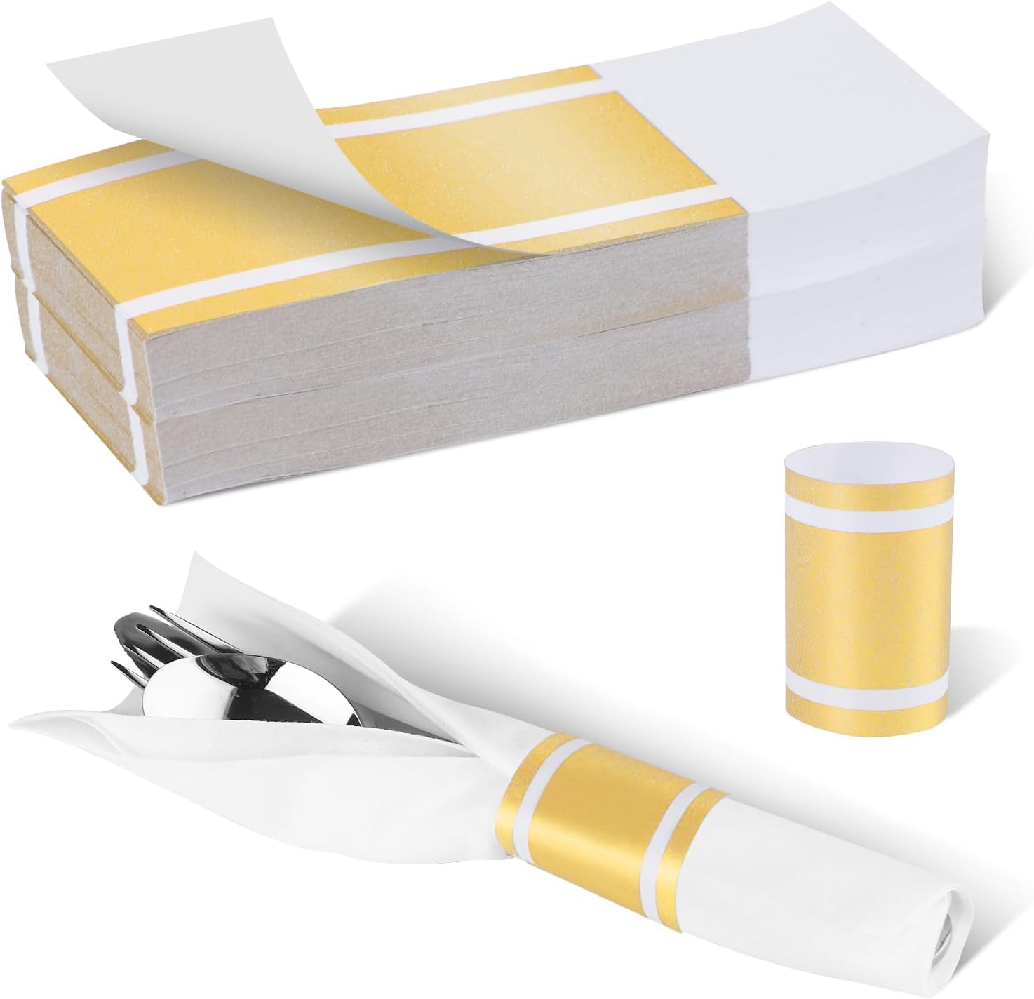 Germiwipe Gold Napkin Bands Extended Size 200PCS