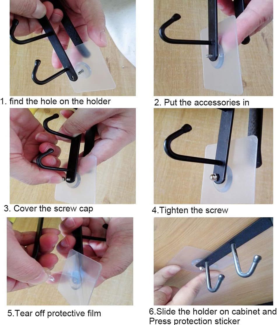 2 Pc Mug Holder for Cabinet Kitchen Storage
