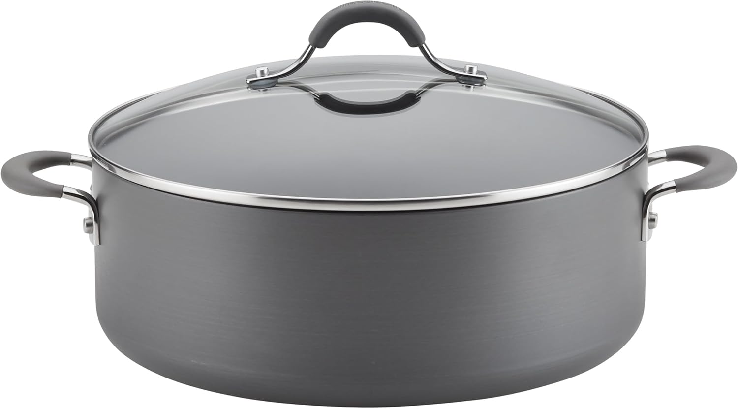 Circulon 83908 Radiance 75 Qt Stock Pot with Lid Gray