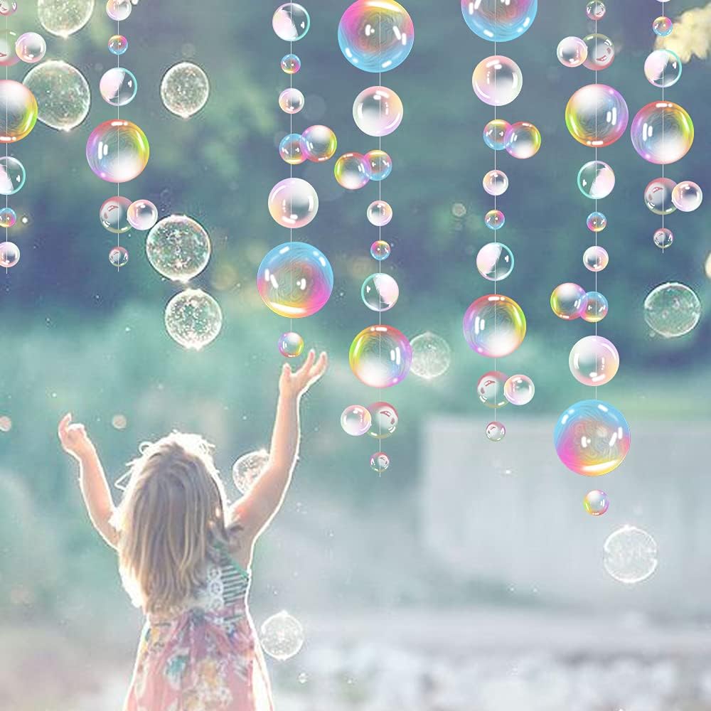 Transparent Bubble Streamers Party Decorations