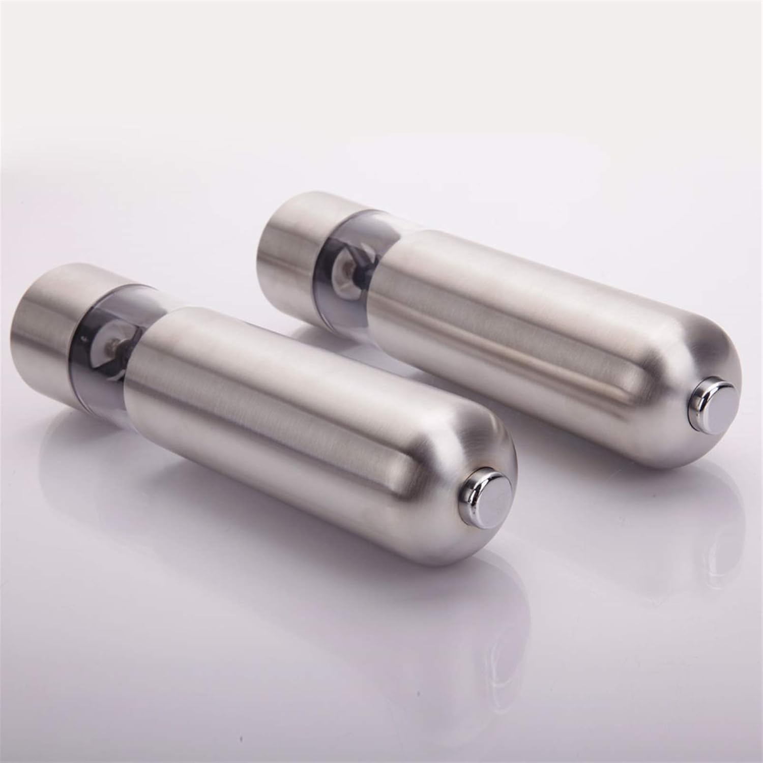 Electric Salt and Pepper Grinder Set with Battery Power