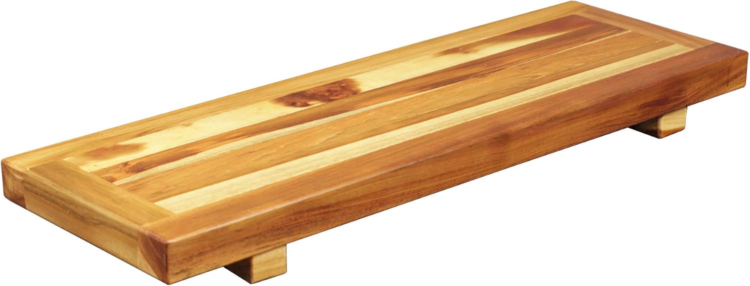 29 Inch Teak Bathtub Tray with Seating