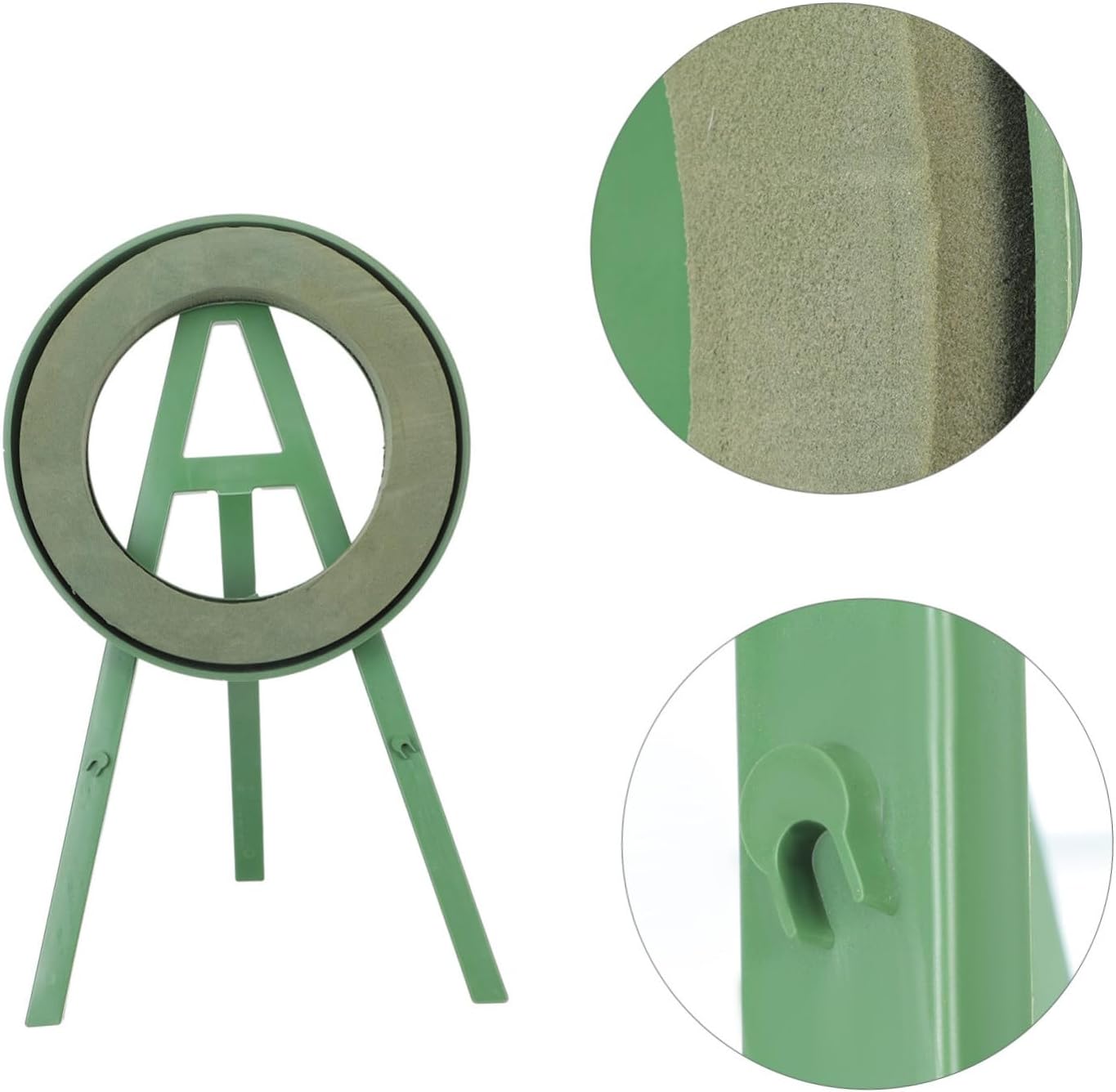 Fresh Flower Wreath Stand for Funeral Adjustable Tripod Display Rack