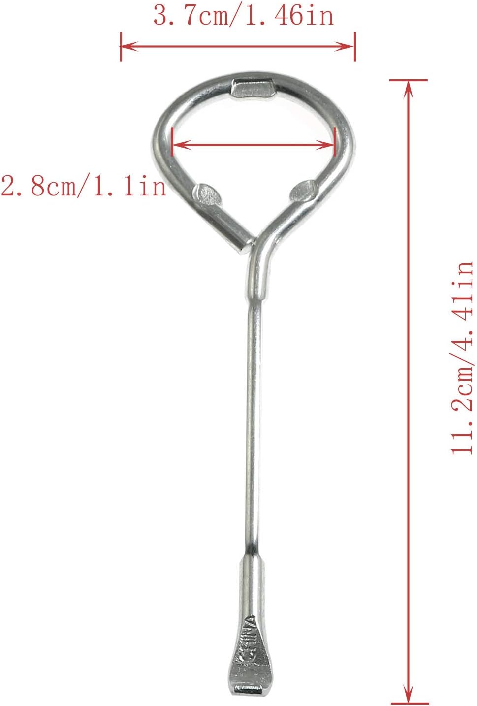 RLECS 2pcs Stainless Steel Can Opener with Bottle and Paint Bucket Opener