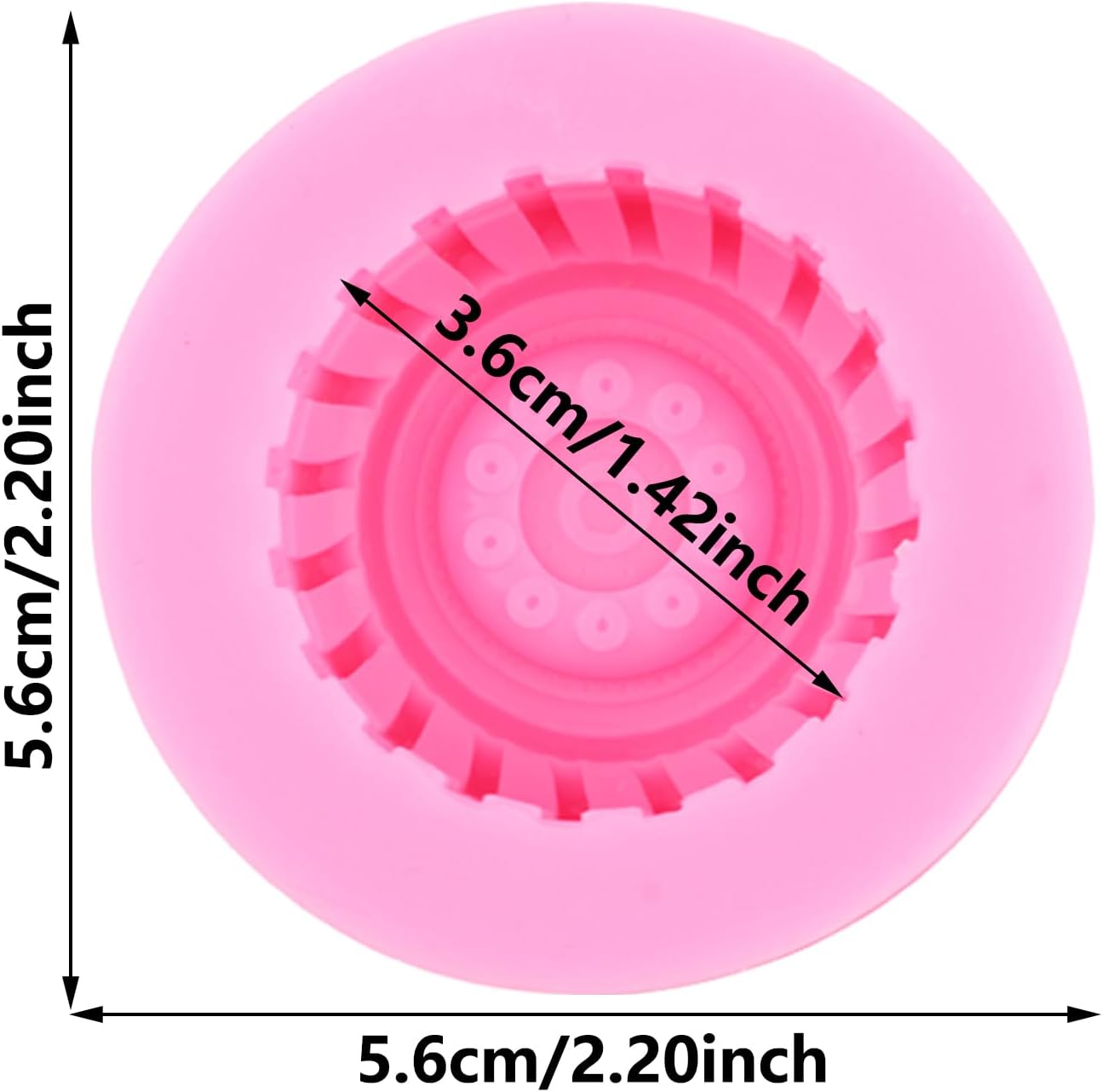 3D Tire Silicone Molds for Cake Decoration