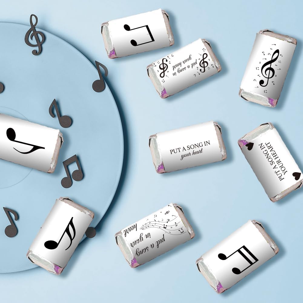 Arricraft 120 Pcs Musical Note Candy Wrappers