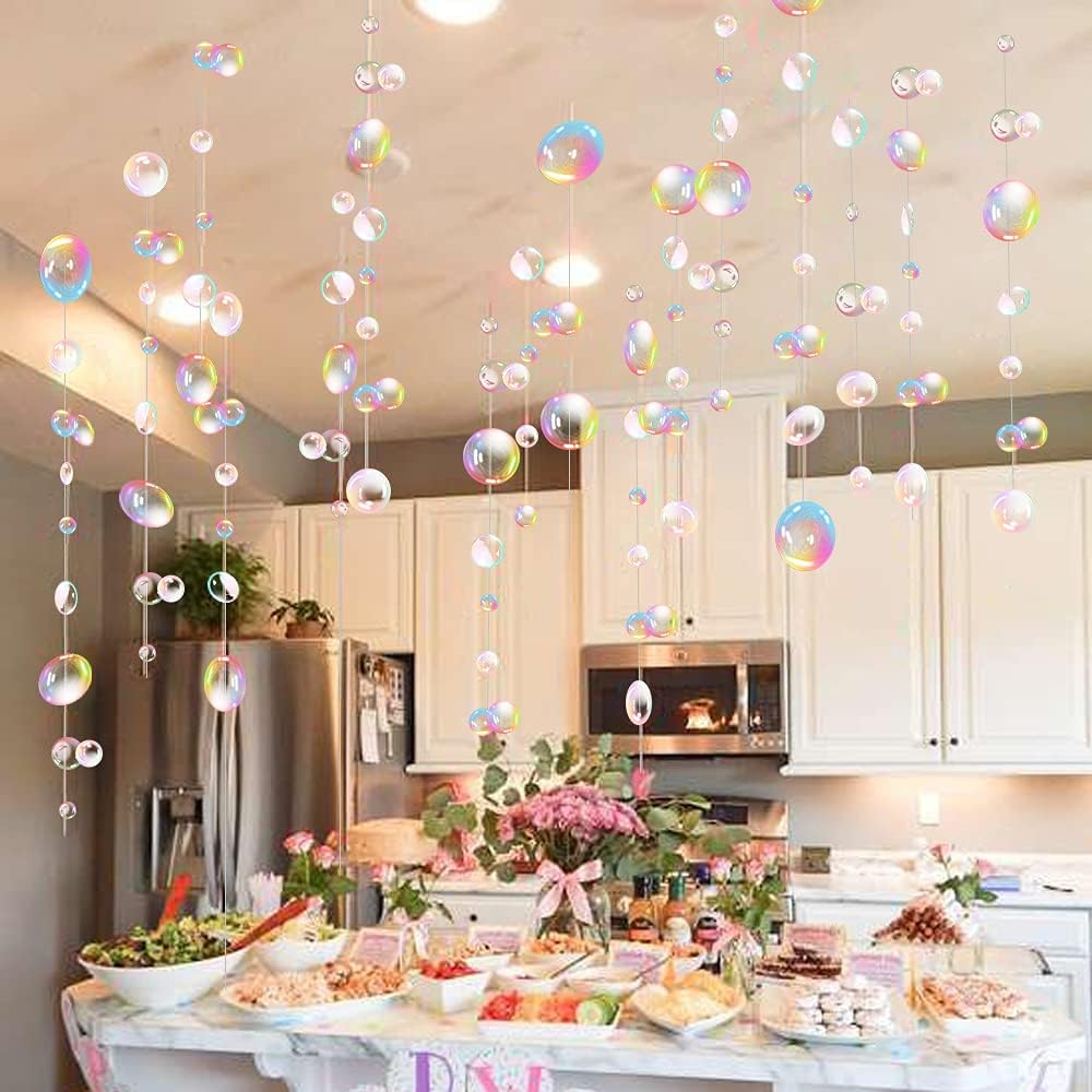 Transparent Bubble Streamers Party Decorations