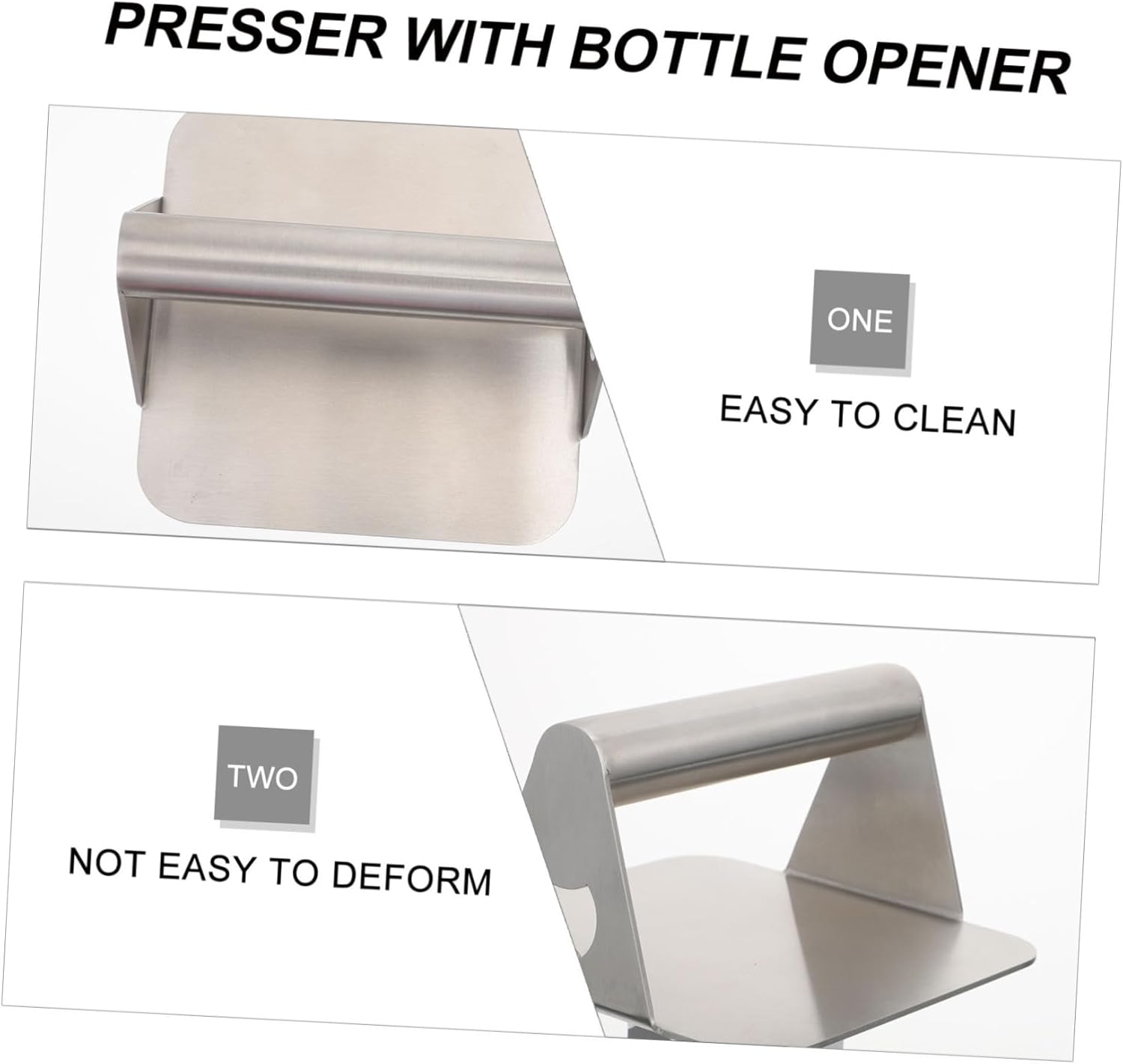 Stainless Steel Multi-Function Cake Press Opener
