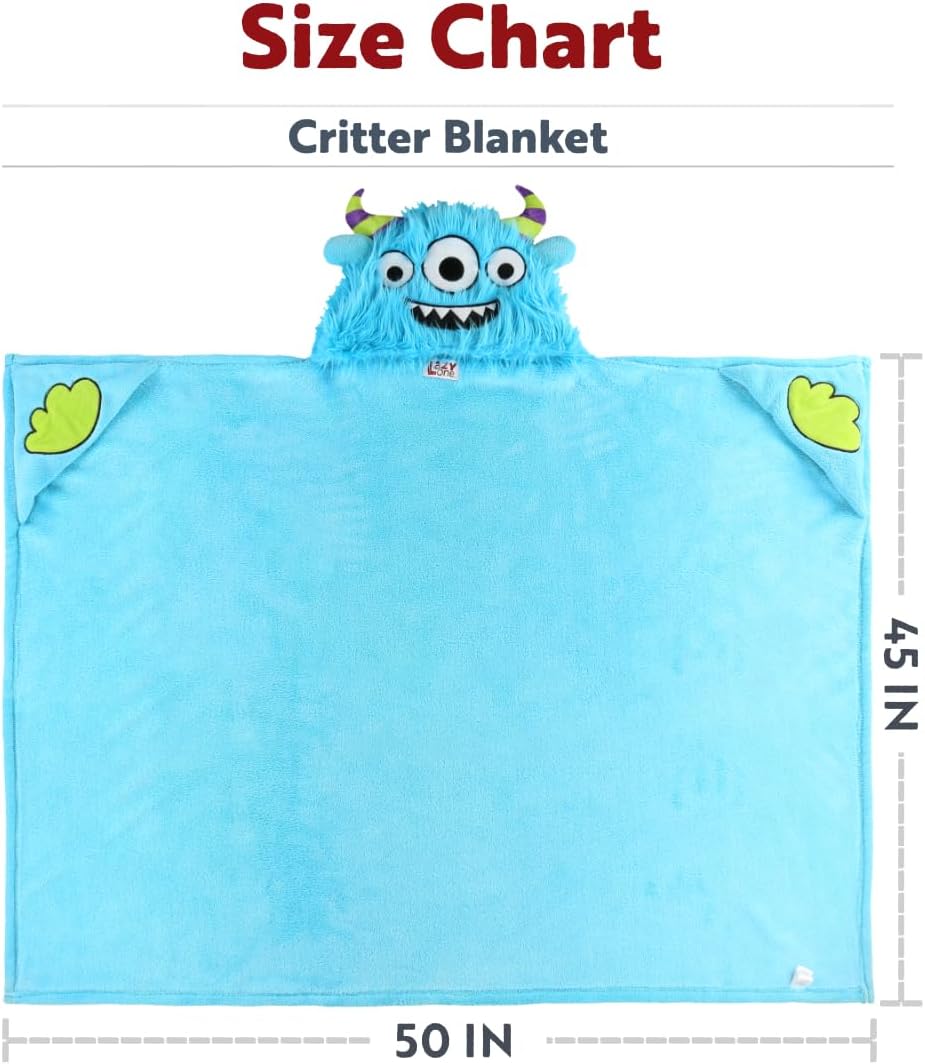 Lazy One Dinosaur Hooded Blanket for Kids