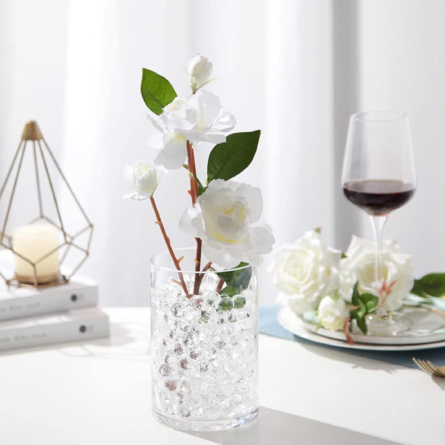 FALAMON 140000 Clear Water Gel Beads for Vase Fillers