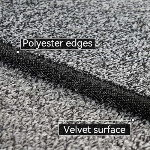 AREDO Runner Rug with Non Slip Backing 2x6 ft Black