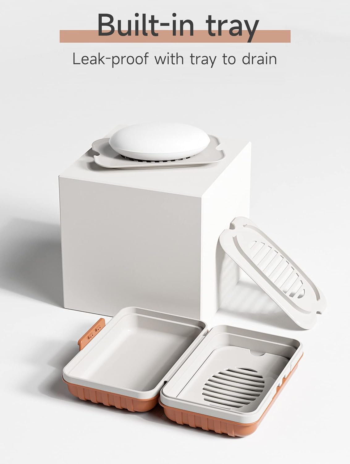 Travel Soap Holder with Lid - Leakproof Drainage