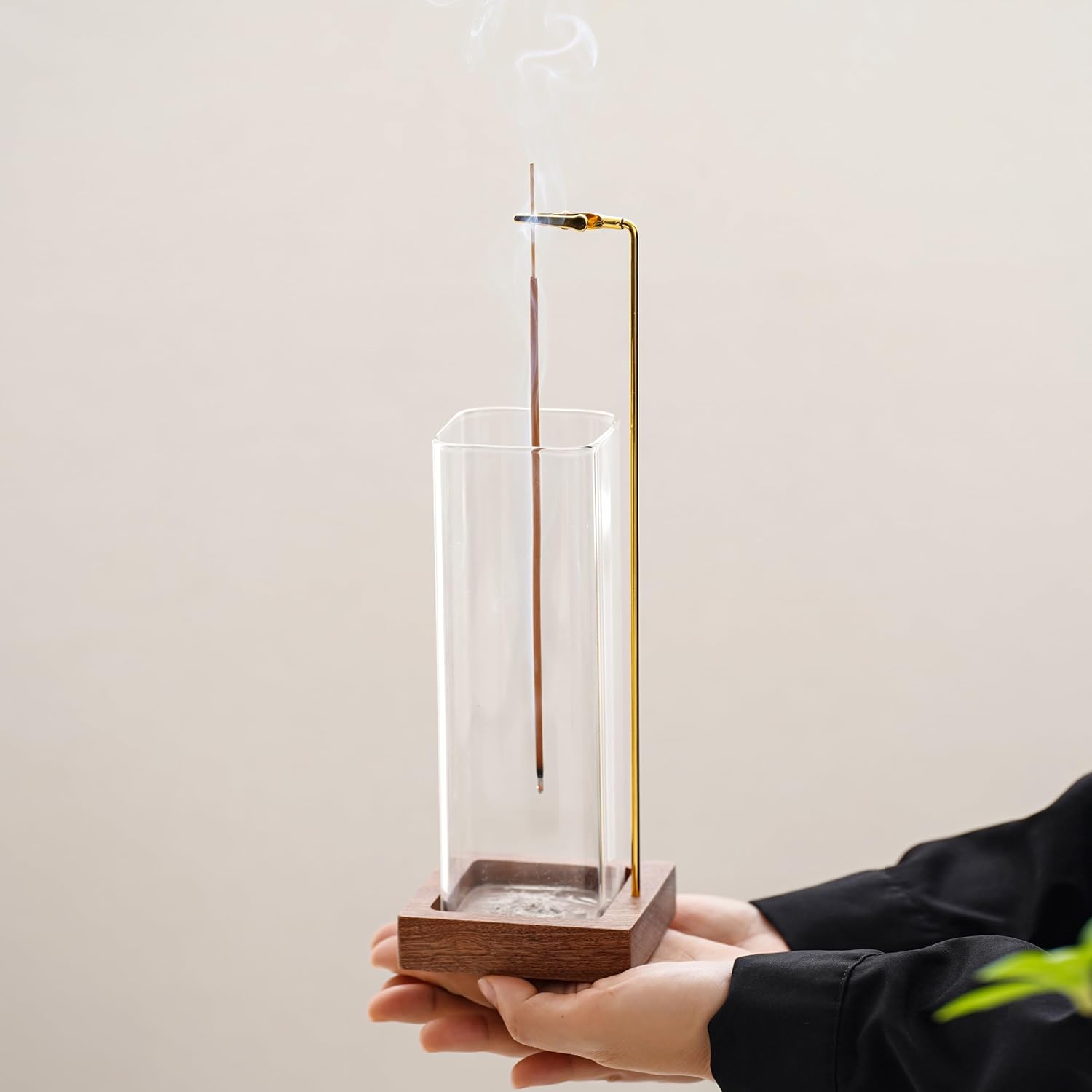 CEREMONY Incense Holder with Glass Ash Catcher