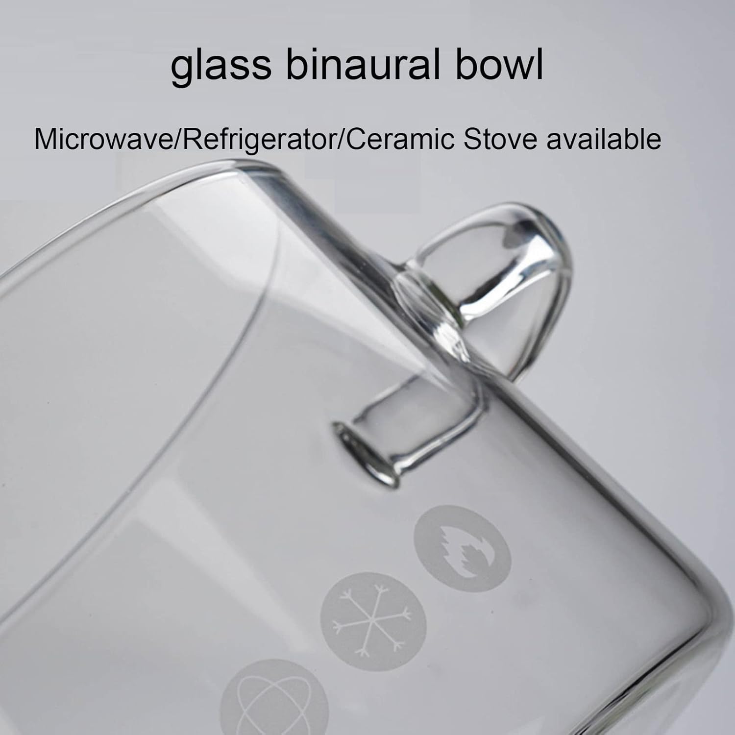 Clear Borosilicate Glass Stock Pot 1500ml