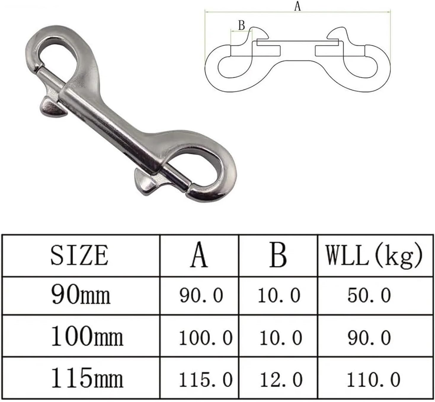 OUZINE 5PCS Stainless Steel Springform Pan Clips