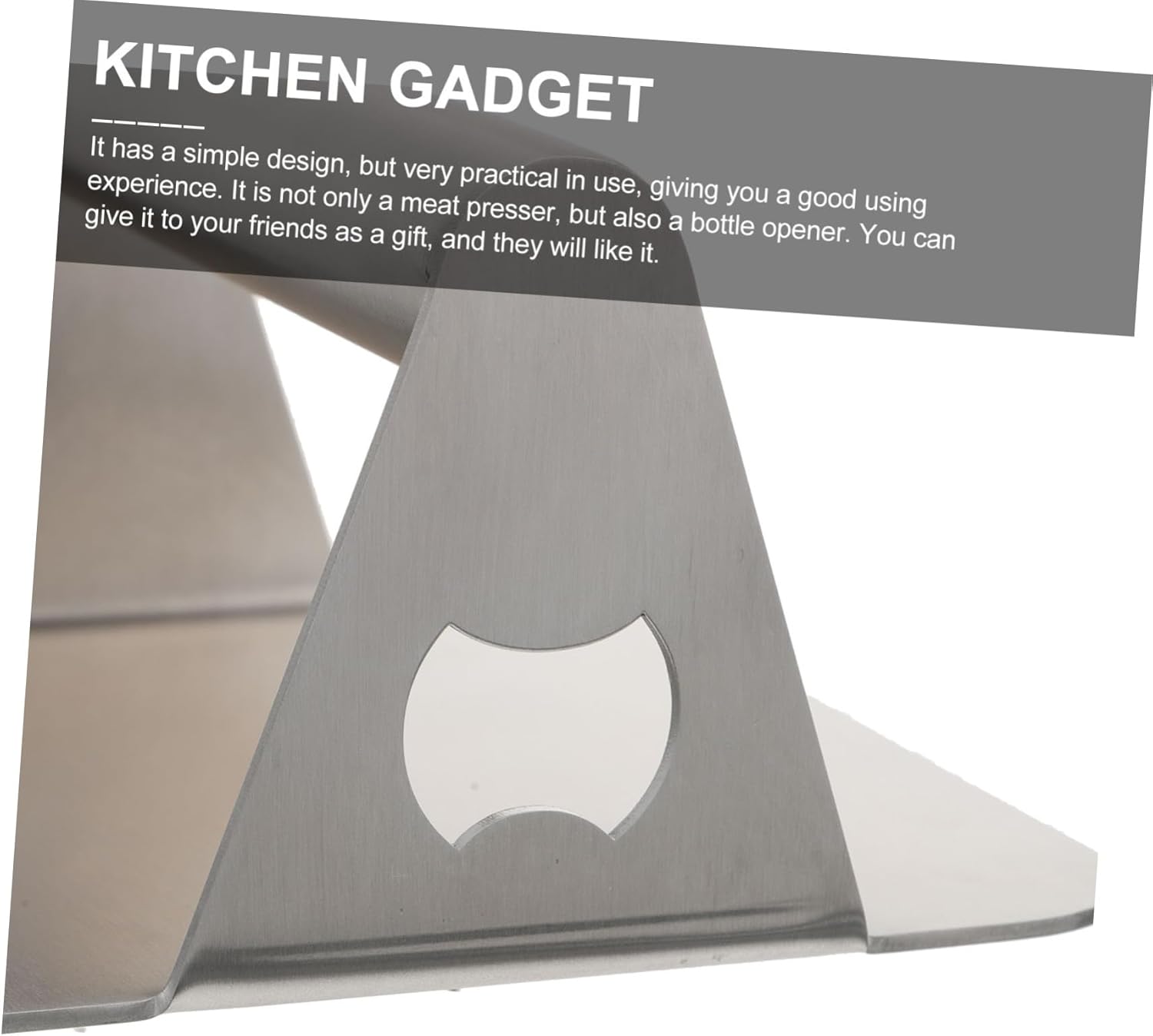 Stainless Steel Multi-Function Cake Press Opener