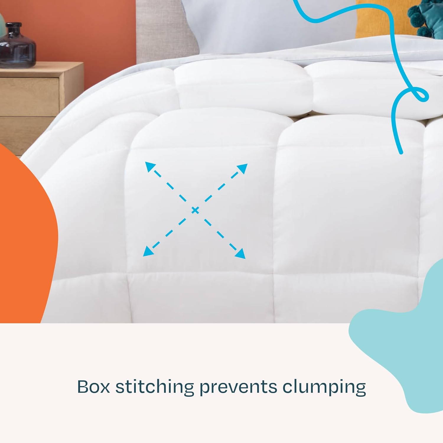 LINENSPA White Down Alternative Comforter Queen