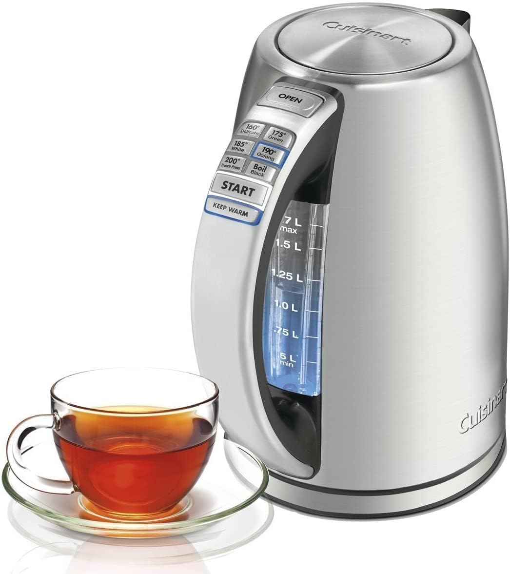 Cuisinart Electric Kettle with 6 Preset Temperatures and Can Opener