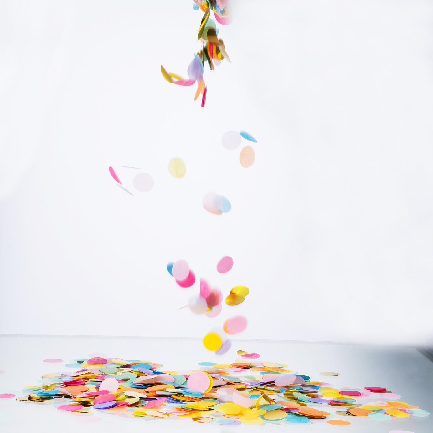 Outus 1 Inch Multicolor Round Confetti 35oz